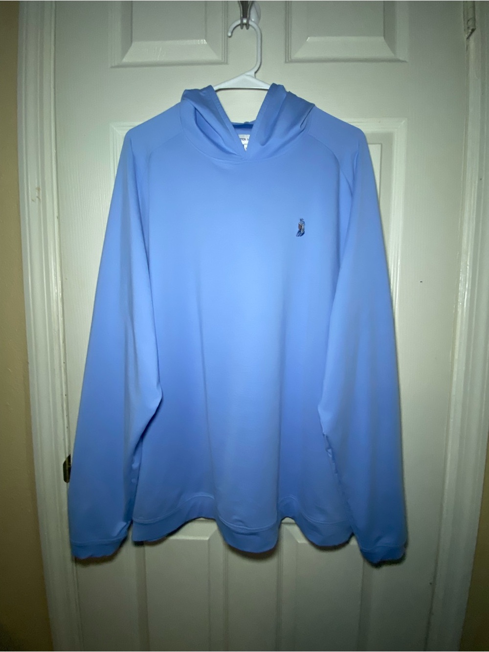 Peter Millar Light Blue Hooded Pullover